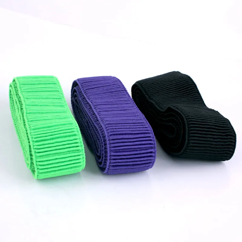 Naujas aukštos kokybės banguoti storio elastinga juosta/drabužių siuvimo reikmenys/spalvos dryžuotas elastinės juostos