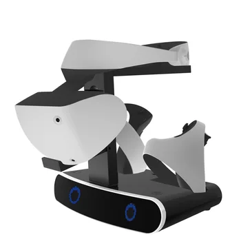 Dėl PS VR2 Įkrovimo Dokas VR Akinius Konsolės Laikymo Stovas PS5 VR2 Žaidimas Rankena Mokesčio Bazė Su Ekrano apšvietimas  5