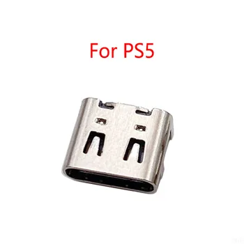 50PCS/Daug Sony Playstation PS5 Valdiklio Maitinimo Skylę Sąsaja C Tipo USB Įkrovimo Lizdas Port Jungtis  5