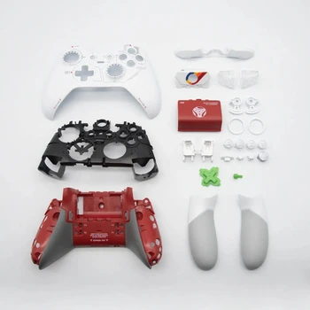 Endoprotezų Xbox One S X Valdytojas Star Būsto Shell Atveju Faceplate Padengti Pusę Bėgiai Atgal Skydas RB LB RT LT Dpad Mygtukai  2
