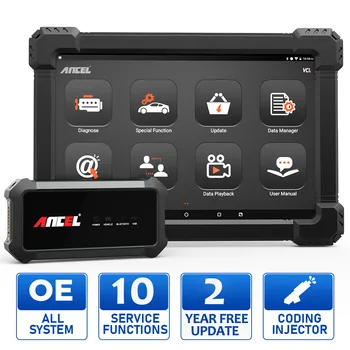 ANCEL X7 OBD2 Skaneris Professional Wifi, Automobilių Diagnostikos Įrankiai, EPB DPF SAS ABS Naftos iš Naujo OBD2 Auto Scanner  10