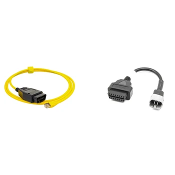 2VNT ESYS Duomenų Kabelį Už-BMW ENET Ethernet OBD Sąsaja E-SYS ICOM Kodavimo Su OBD Motociklo Kabelis Suzuki  5