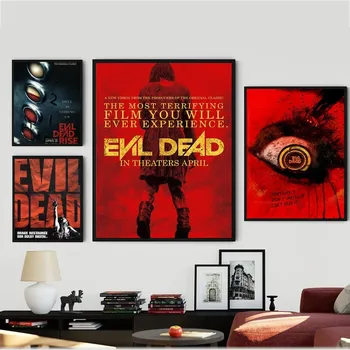 Siaubo Filmas Evil Dead Pakilti Plakatas Kraftpopieris Derliaus Plakatas Sienos Meno Tapybos Studijos Estetinė Meno mažo Dydžio, sienų lipdukai  5
