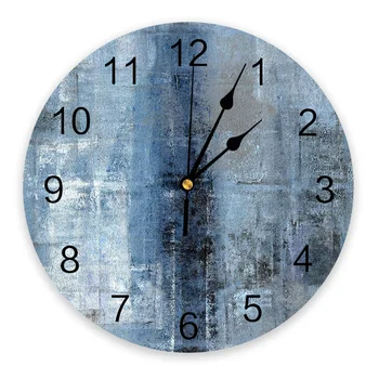 Aliejaus Tapybai Abstraktaus Meno Miegamojo Sienos Laikrodį, Didelė Moderni Virtuvė Valgomasis Apvalus Sieniniai Laikrodžiai, Laikrodžiai Kambarį Žiūrėti Namų Dekoro  5