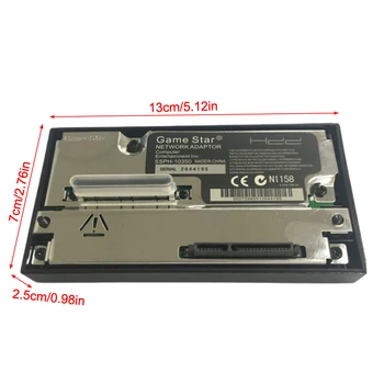 SATA Sąsaja Tinklo Adapteris, skirtas PS2 Fat Konsolės Žaidimas Adapteris SATA Lizdas HDD Tinklo plokštė  1