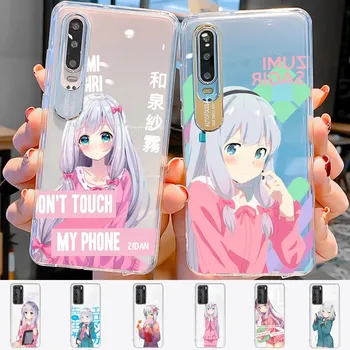 Cute Girl Izumi Sagiri Telefono dėklas Samsung S10 20 22 23 A10 40 Xiaomi10 Note10 už 