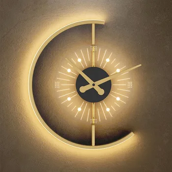 Šiuolaikinių LED Laikrodis Sieniniai Šviestuvai už Kambarį Miegamojo Lovos Koridoriaus Praėjimo Viešbučio Fojė, Virtuvė, Veranda Luminaria Patalpų Apšvietimas  10