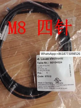 Visiškai naujas originalus LEUZE kabelis KD M8A-4P-2M-PVC KD U-M8-4A-V1-020  10