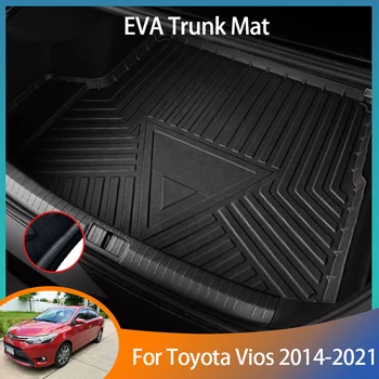 Toyota Vios Yaris XP150 Sedanas 2014-2021 2015 2018 Automobilio bagažo skyriaus Kilimėlis atsparus Vandeniui Apsauginiai Saugojimo Trinkelėmis Priedai EVA Medžiagos  5