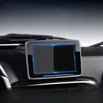 Mercedes Benz G-KLASĖ 2013-2015 m. Grūdintojo Stiklo Navigacijos LCD Touch Screen Protector Ekrano Plėvelė interjero Automobilių Reikmenys  5