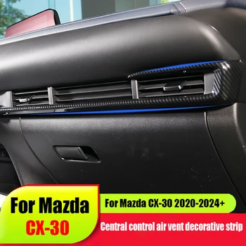 Už Mazda CX30 centrinė oro kondicionavimo ir ventiliacijos, apsaugos, dekoratyvinis rėmelis, interjero pleistras, apsauginis gaubtas, dekoratyvinės juostelės  5