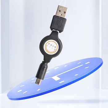 Plečiama USB Įkroviklio 3DS/3DSXL Konsolių Patogus ir Patvarus Pritaikyti Ilgio, kad Atitiktų Jūsų Poreikius, 77cm/30.31 į  10