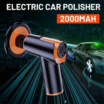 Electric Car Polisher Įkrovimo Kampinis Šlifuoklis Auto Vaškavimo Mašinos Belaidžio Poliravimo Dulkių Šalinimo Vaškavimo Priemonė, skirta Automobilių Batų  10