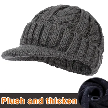 Žiemos Vyrų Šiltą Kepurę Antis Kalba Skrybėlę Moterų Šalto Prevencijos Ausų Apsaugos Vilnos Beanies Šiltą Kepurę Sportinę aprangą  10