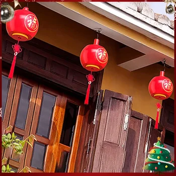 Red Lantern su Kinijos Mazgas Kutai Kinų naujieji Metai Žibintų E27 Pavasario Festivalio Gatvės Pakabukas Kinijos Tradicinės Namų Dekoro  10