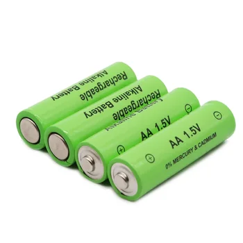 AA baterija 3800mAh 1,5 V baterijos Įkraunamos baterijos AA 3800mAh 1,5 V Įkrovimo Baterija (akumuliatorius žaislų Nuotolinio valdymo nemokamas pristatymas  0