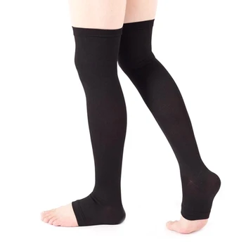 Atidaryti Tne Knee-High Medicinos Glaudinimo Kojinės Venų Gyvulių Suspaudimo Petnešomis Wrap Formuojant Moterų, Vyrų 18-21mm  10