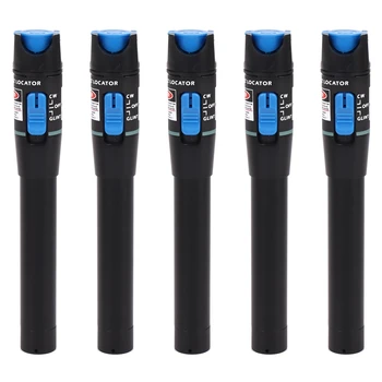 5X Nešiojamų 5Mw Optinio Pluošto Bandymo Pen Raudonos Šviesos Šaltinis Pen Tipo Vaizdo Gedimų Lokatorius Optinio Pluošto Kabelio Testavimo Įrankis  10