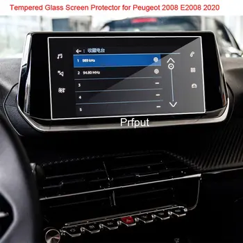 Ekrano Apsauginės Plėvelės Grūdintas Stiklas Ekrano apsaugos Peugeot 2008 E2008 E-2008 m. 2020 m. 7 colių Automobilių GPS Navigacijos 2020 metų  5