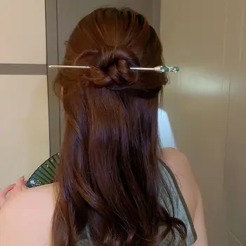 Įrankiai Pearl Pintų Plaukų Segtukai Mergaitėms Lapų Korėjos Plaukų Įrašą Kinijos Plaukų Šakutės Gėlių Plaukų Lazdos Moterų Hanfu Plaukų Segtukai  10
