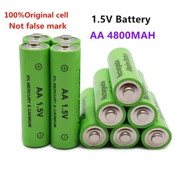 4 ~ 20PCS 1,5 V Neue Marke AA akku 4800mAh 1,5 V Neue Alkalischer batery für led šviesos spielzeug mp3 Kostenloser versand  5