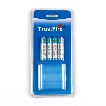 TrustFire AAA 900mAh 1.2 V Įkraunamas NI-MH Baterija Ląstelių Su Paketas Atveju turėtojas, Žaislai, MP3 Kameros, Led Žibintuvėlis,4pcs/set  5