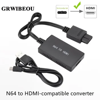 GRWIBEOU 1080P N64, Kad HDMI suderinamus Konverteris Žaidimas Adapteris Nintend N64 / SNES toHDMI-suderinama Konverteris, Plug And Play  5