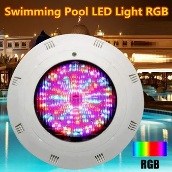 1 Rinkinys 12V 18W LED Baseinas, Šviesos, po vandeniu Spalvos-Pakeisti LED Apšvietimas RGB IP68 Su Nuotolinio (18W)  5