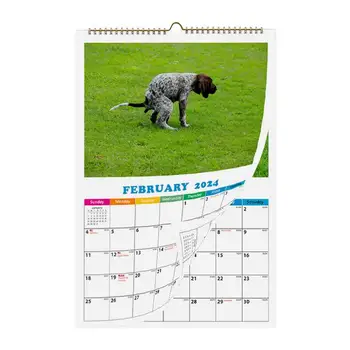 Šuo Pooping Kalendorius 2024 Juokingas Šunų Kalendorių Kamštukas Dovanos Šunys Pooping Gražių Vietų 2024 Kalendorius Šuo Aukštos Kokybės  5