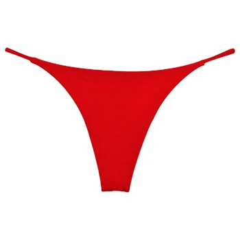 Moterų Paplūdimį Degintis Bikini Kelnaitės Dirželius Kelnaičių maudymosi kostiumėlis Mažai Pakilti Thong Bikini Bottom Apatiniai T-atgal Dirželius maudymosi Kostiumėliai  4
