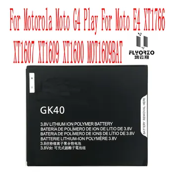 Naujas Originalus GK40 Baterija Motorola Moto G4 Žaisti Moto E4 XT1766 XT1607 XT1609 XT1600 MOT1609BAT mobilusis Telefonas  10