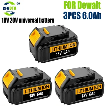 Už Dewalt 18V 20V Baterijos Pakeitimo Plastiko Atveju 6.0 Ah DCB201,DCB203,DCB204,DCB200 Li-Ion Baterijos Dangtelio Dalys  10
