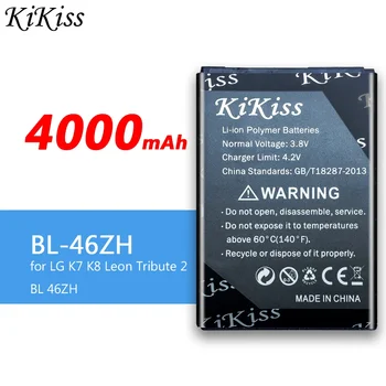 BL-46ZH Baterija LG AS330 K332 K350N K371 K373 K7 Duoklė 5 K8 (2016 M.) K89 LS675 LS675 M1 M1V MS330 US375 X210  10