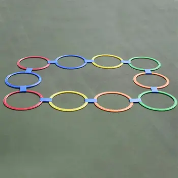 10vnt Lauko Vaikams Hopscotch Žaidimas Šokinėja Plastiko Žiedas Integracijos Mokymo Žaislas  10