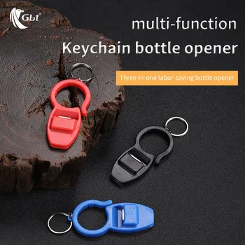 Daugiafunkcinis Butelio Atidarytuvas Lauko Key Chain Kempingas Mini Automobilių Sagtis  10