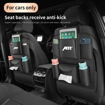 Audi ABT Q3 Q4 Q5 Q7 Q8 A2 A3 A4 A5 A6 A7 A8 S3 S4 S5, TT Automobilių Sėdynės Organizatorius Sėdynės atlošo Saugojimo Krepšys Anti-kick Trinkelėmis Priedai  10