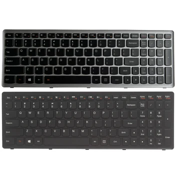 Naujas JAV nešiojamojo kompiuterio klaviatūra Lenovo Ideapad S500 G500S G505S G510S S510p Z501 Z510 FZ510 Flex 15 Z505 anglų  10