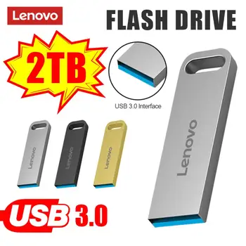 Lenovo Pen Drive 2TB Didelės Spartos USB Stick, USB 3.0, Mini Pen Diskas 1 TB 