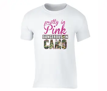 Gana Camo Krūties Vėžio sąmoningumo marškinėliai PINK Ribbon maitintojo paramos Marškinėlius  10