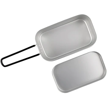 Bento Dėžutės Priešpiečių Dėžutė Su Rankena iš Aliuminio Kepimo Indus Patvarus Lankstymo Maisto produktų Laikymo Ultra-light Iškyloms  5