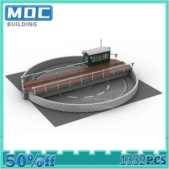SS Kūrimo Bloką Miesto Elektrinio Traukinio Ratas Lokomotyvo Modelis, Modulinės Kūrybos 